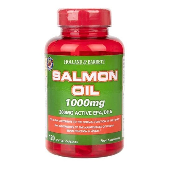 Suplement diety, Salmon Oil 1000 mg (120 kaps.) Holland & Barrett