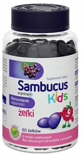 Suplement diety, SAMBUCUS KIDS ŻELKI na odporność dla dzieci 60 szt SAMBUCUS