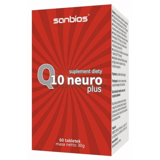 Suplement diety, Sanbios Q10 Neuro plus 60 tab. insulinooporność Sanbios