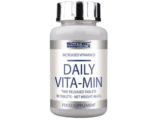 Suplement diety, SCITEC, Daily Vita - Min, 90 tabletek Scitec