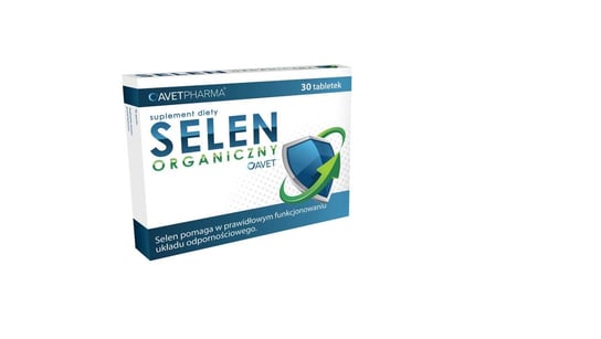 Suplement diety, Selen organiczny, 30 tabletek AVET