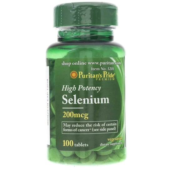 Suplement diety Selen PURITAN'S PRIDE, 100 tabletek Puritan's Pride