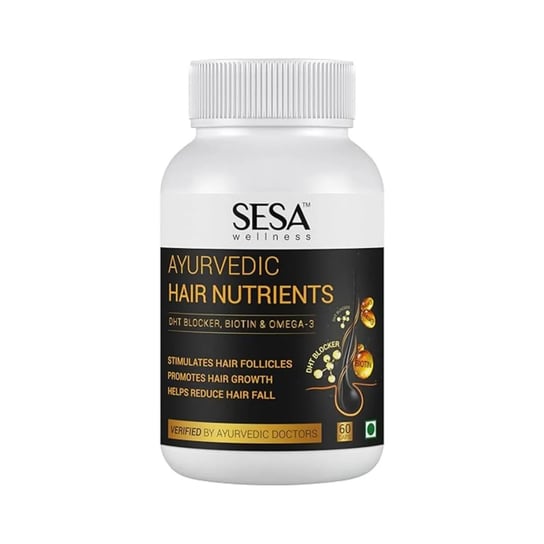 Suplement diety, Sesa, Ayurvedic Hair Nutrients Vitamins, 60 kaps. Inna marka