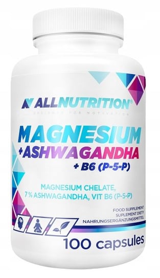 Suplement diety, Sfd Allnutrition Magnez + Ashwagandha + B6 100 Kap SFD