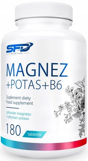 Suplement diety, SFD Magnez + Potas + B6 Witamina B, 180 Tab. SFD