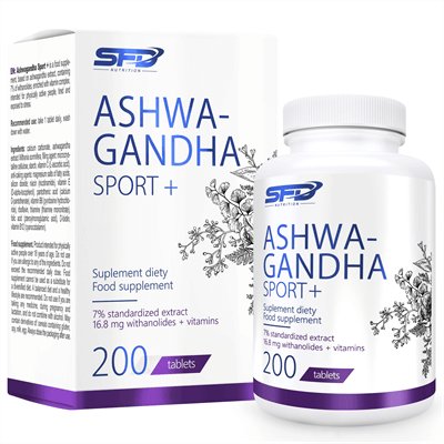 Suplement diety, Sfd Nutrition Ashwagandha Sport + 200 Tabletek SFD