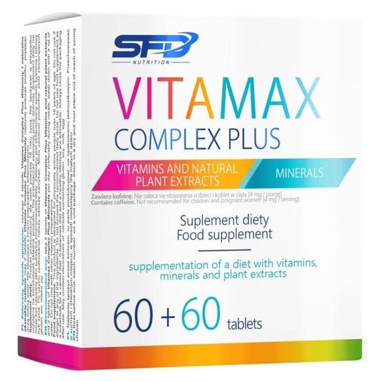 Suplement diety, SFD Vitamax Complex Plus 60 + 60 tabletek SFD