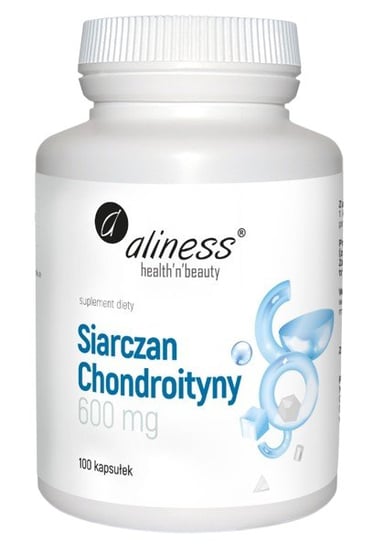 Suplement diety, Siarczan Chondroityny 600 mg x 100 caps, Aliness Inna marka