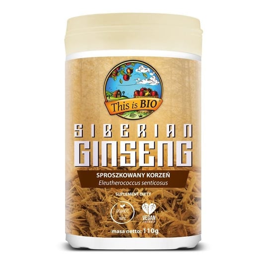 Suplement diety, SIBERIAN GINSENG 100% ORGANIC - 110g - This is BIO This is BIO