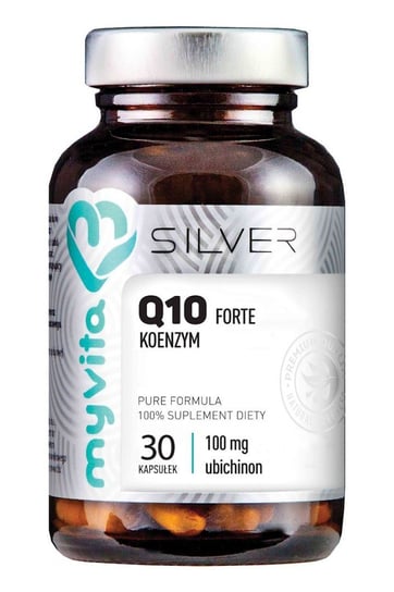 Suplement diety, SILVER 100% Koenzym Q10 Forte 100mg, 30kaps. MyVita Proness