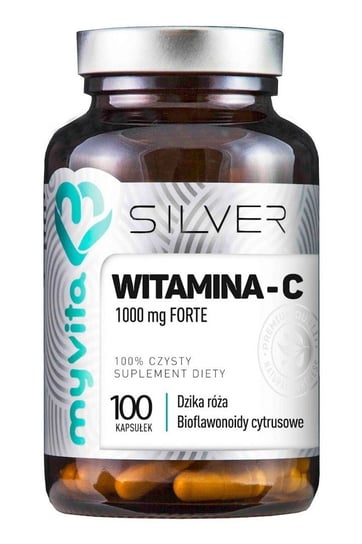 Suplement diety, SILVER 100% Witamina C 1000mg, 100kaps. MyVita MyVita