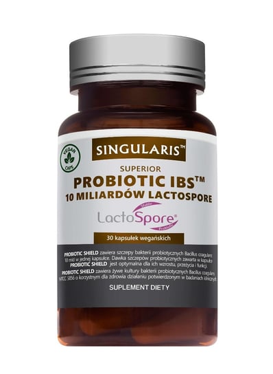 Suplement diety, Singularis Superior Probiotic IBS 10 mld Lactospore, suplement diety, 30 kapsułek Singularis Superior