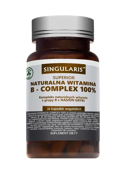 Suplement diety, Singularis Superior, Witamina B-complex Organic, 30 kapsułek Singularis Superior