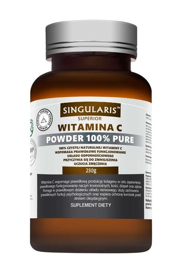 Suplement diety, Singularis Superior, Witamina C 100% Pure, 250 g Singularis Superior