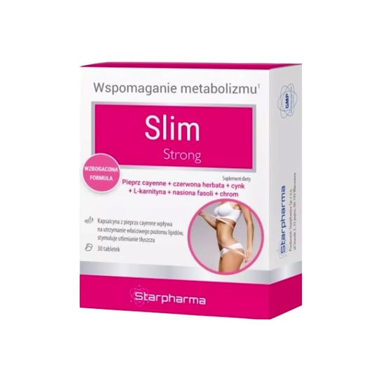 Suplement diety, Slim Strong, suplement diety, 30 tabletek Starpharma