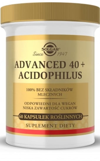 Suplement diety, Solgar Advanced 40+ Acidophilus 60 kapsułek Solgar