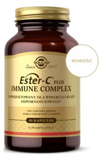 Suplement diety, Solgar Ester-C Plus Immune Complex 60 kapsułek Inna marka