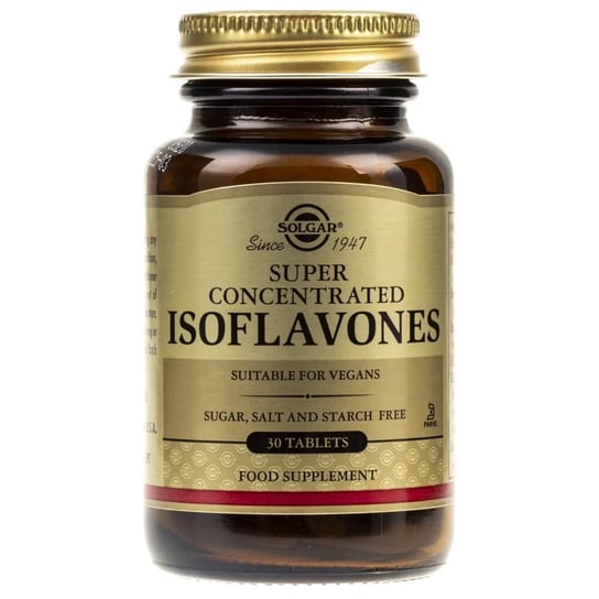 Suplement diety, Solgar, Izoflawony sojowe, 30 tabletek Solgar