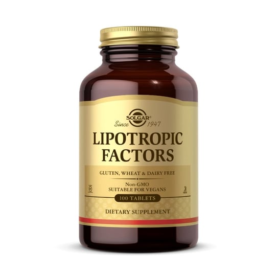 Suplement diety, Solgar Lipotropic Factors 100 tabletek Solgar