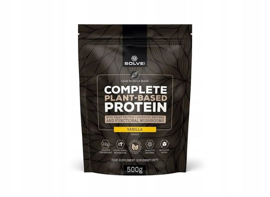 Suplement diety, Solve Labs, Complete Plant-based Protein, Wanillia, 500g Solve Labs