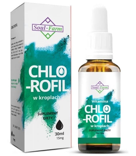 Suplement diety, Soul Farm Chlorofil w kroplach 30ml Soul-Farm