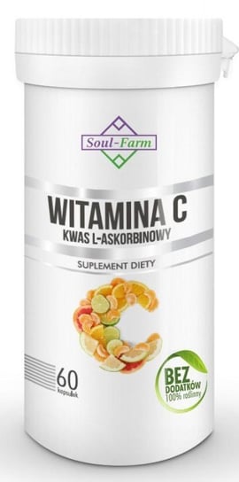 Suplement diety, Soul Farm Witamina C kwas l-askorbinowy 60 kap Soul-Farm