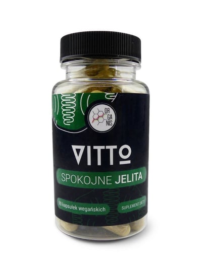 Suplement diety, Spokojne jelita - Vitto - kapsułki ziołowe, 90 kapsułek, Organis Organis