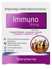 Suplement diety, Starpharma Immuno Strong 30 kapsułek Starpharma