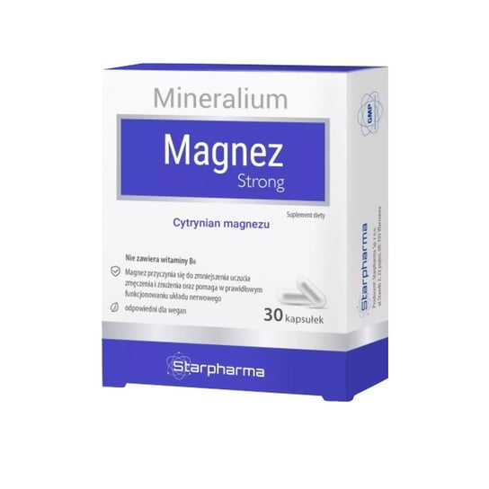 Suplement diety, Starpharma Mineralium Magnez Strong 30 k cytrynian Starpharma