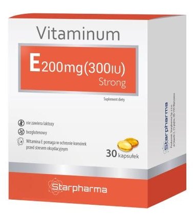 Suplement diety, Starpharma, Vitaminum E Strong witamina E, 30 kaps. Starpharma