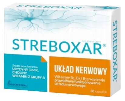 Suplement diety, Streboxar, Witamina B cholina, 30 kaps. Streboxar