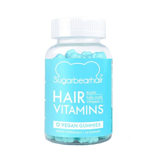 Suplement diety, SugarBearHair Hair Vitamins Gummies – wegańskie żelki poprawiające kondycję włosów, 60 szt. Inna marka