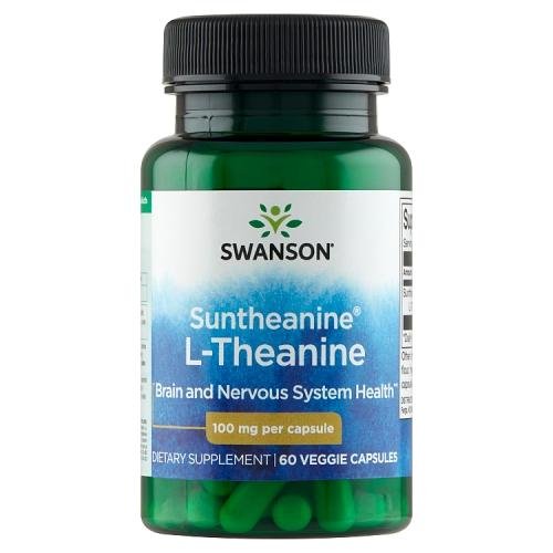 Suplement diety Suntheanine L-Teanina SWANSON, 100 mg, 60 kapsułek Swanson