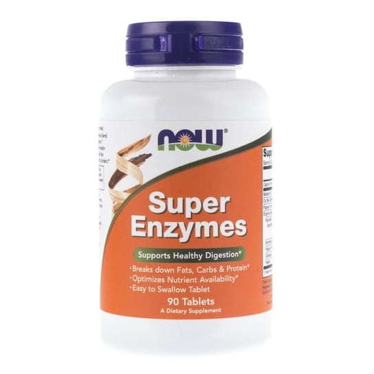 Suplement diety, Super Enzymes NOW FOODS, 90 tabletek Now Foods