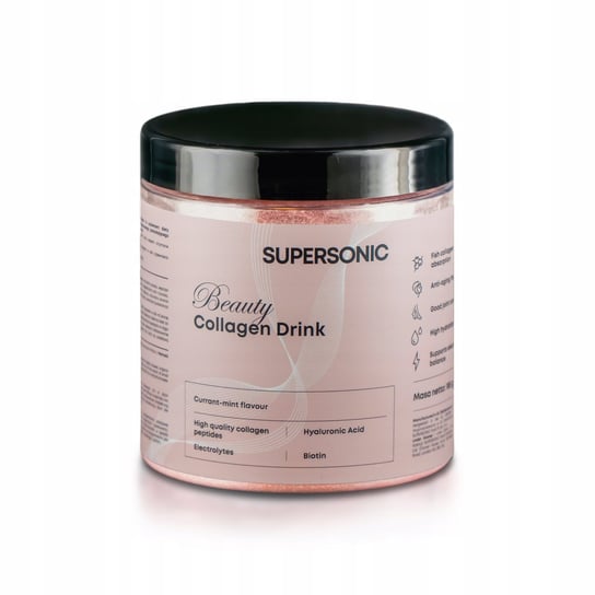 Suplement diety, Supersonic, Food PL Beauty Collagen Drink Porzeczka-mięta, 185g Supersonic