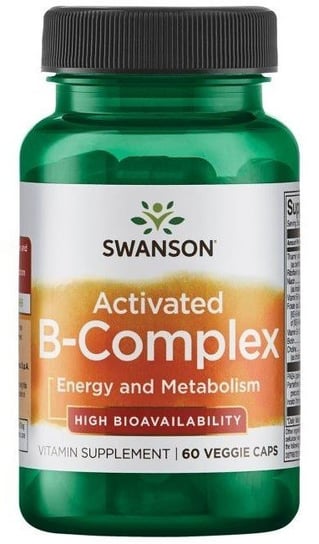 Suplement diety, Swanson Activated B-Complex 60 kaps. Swanson