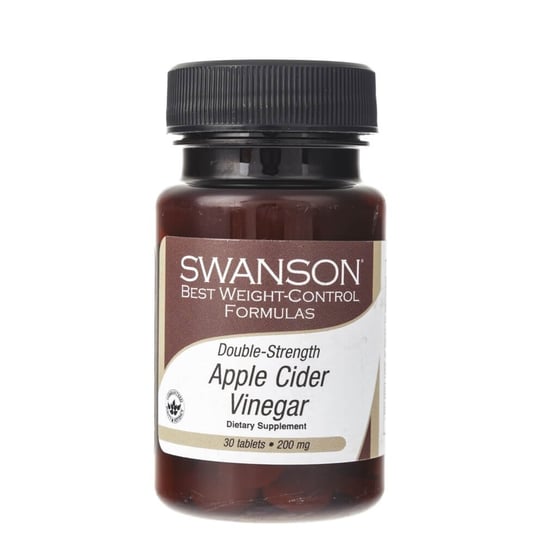 Suplement diety, Swanson, Apple Cider Vinegar Double-Strength, 30 tabletek Swanson