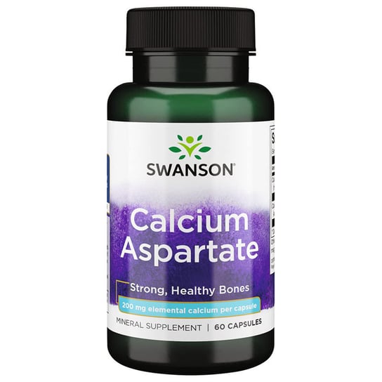 Suplement diety, Swanson Calcium Aspartate 200Mg 60Caps Swanson