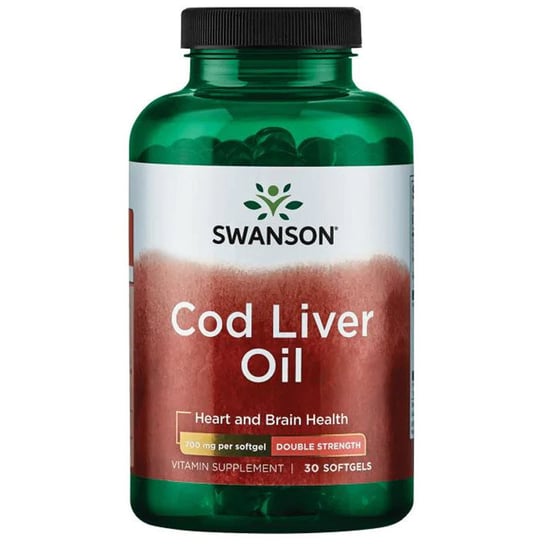 Suplement diety, Swanson Cod Liver Oil 30caps Swanson