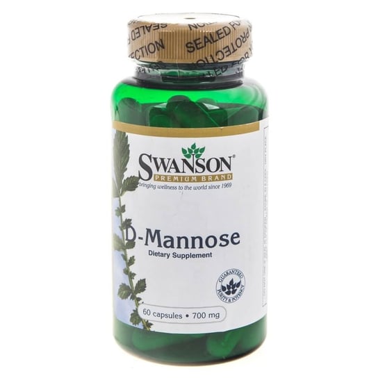 Suplement diety SWANSON D-Mannose (D-Mannoza) 700 mg, 60 kapsułek Swanson