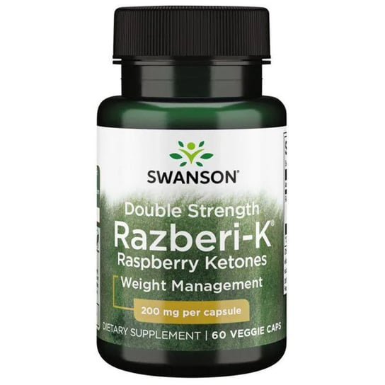 Suplement diety, Swanson Double Strength Razberi-K 200Mg 60Vegcaps Swanson