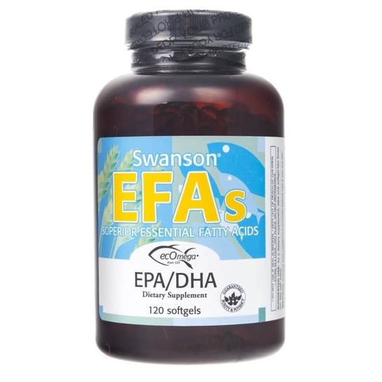 Suplement diety, Swanson, EcOmega EPA/DHA, 120 kapsułek Swanson