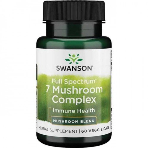 Suplement diety, Swanson FS 7 Mushroom Complex 60 k Swanson