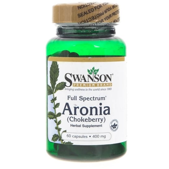 Suplement diety SWANSON Full Spectrum Aronia 400 mg, 60 kapsułek Swanson