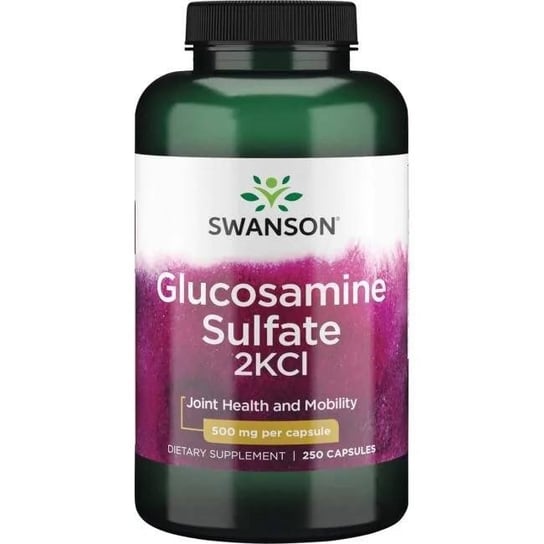 Suplement diety, Swanson, Glukozamina 500 mg, 250 kaps. Inna marka