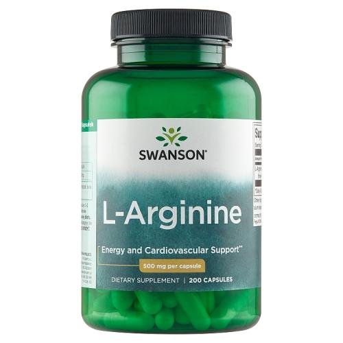Suplement diety, Swanson L-Arginina 500Mg/200Kaps. Swanson