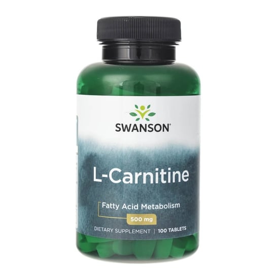 Suplement diety, Swanson, L-Carnitine, 500 mg, 100 tabletek Swanson