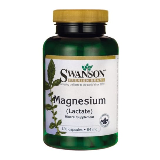 Suplement diety, Swanson Mleczan Magnezu 84Mg 120 Kaps. Swanson