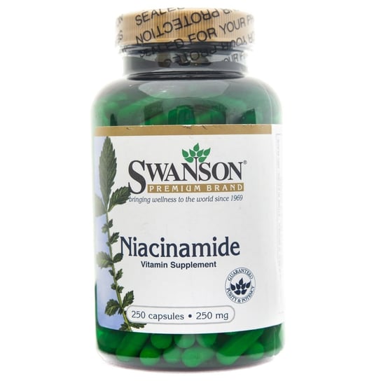 Suplement diety, Swanson, Niacinamide, 250 mg, 250 kapsułek Swanson