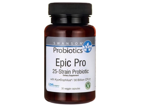 Suplement diety, Swanson, Probiotyk Epic Pro 25, 30 kaps. Swanson